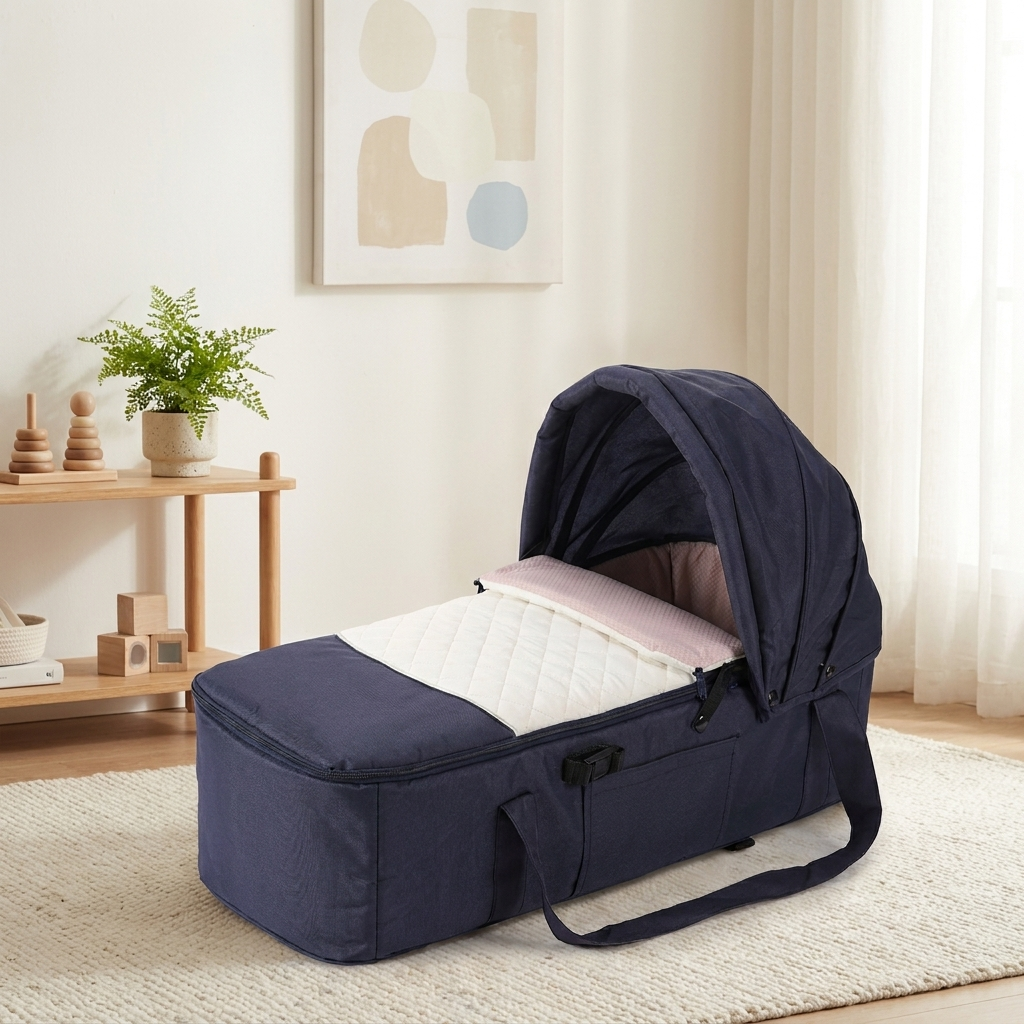 Cocoon Foldable Baby Lounger – soft nursery scene