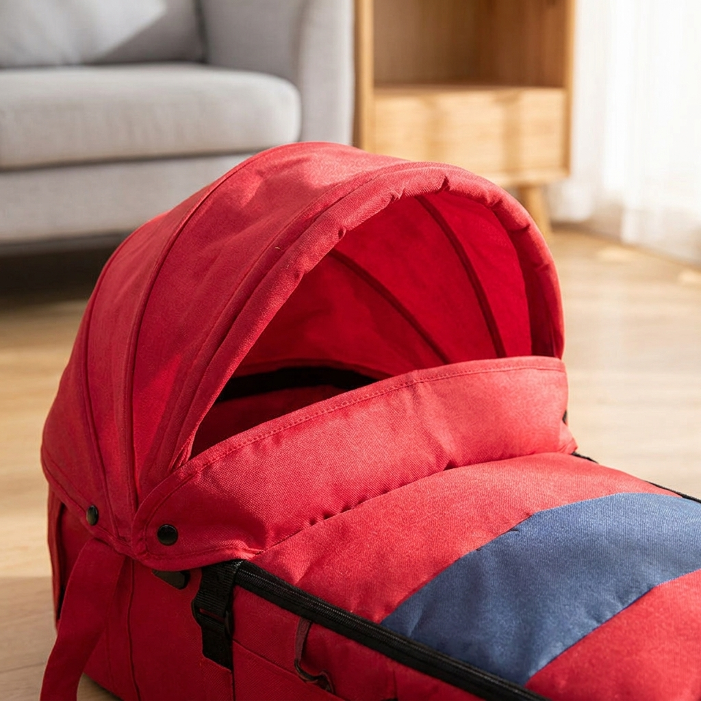 Cocoon Foldable Baby Lounger – character close-up