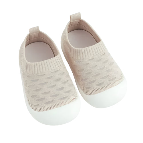 Toddler Knit Slip-On Shoes – Breathable Cotton Blend Everyday Sneakers