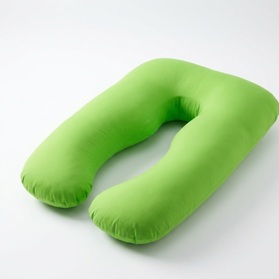 The Original U-Shaped Pregnancy Pillow-Huggleo-Green-70x130cm