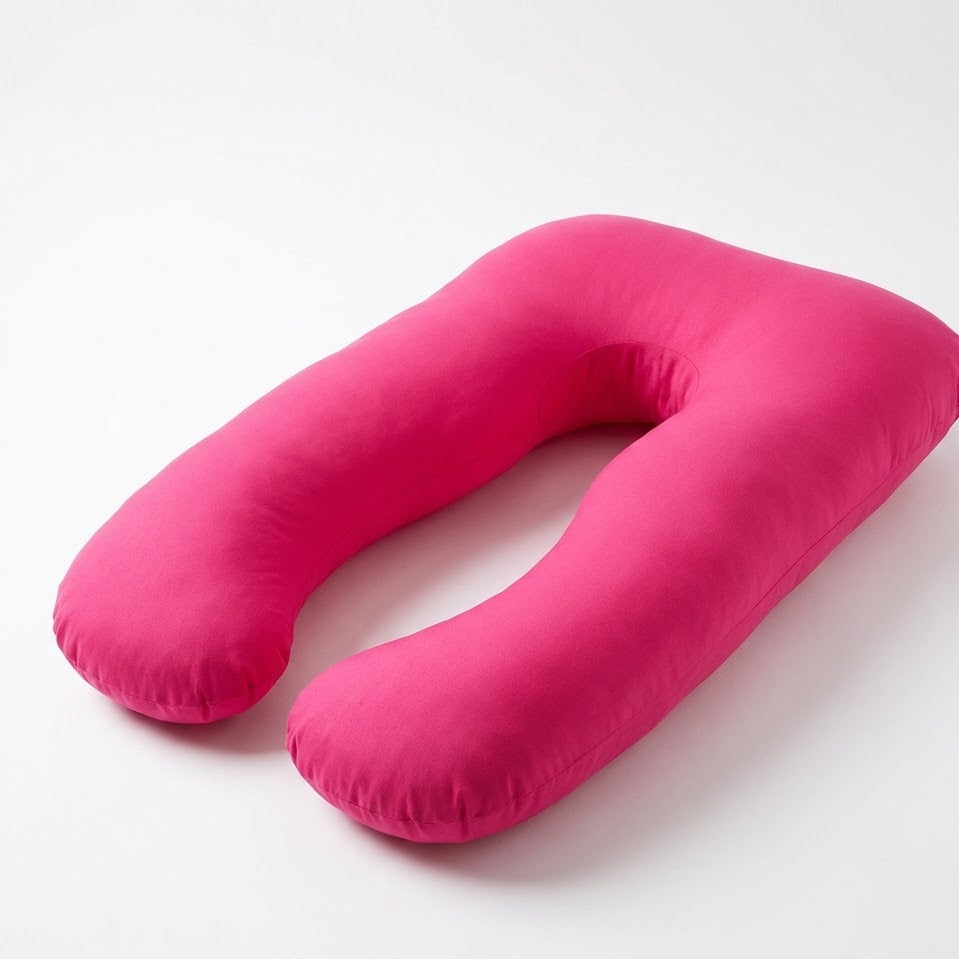The Original U-Shaped Pregnancy Pillow-Huggleo-Red-70x130cm