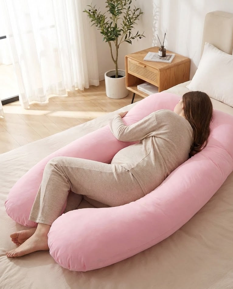The Original U-Shaped Pregnancy Pillow-Huggleo-