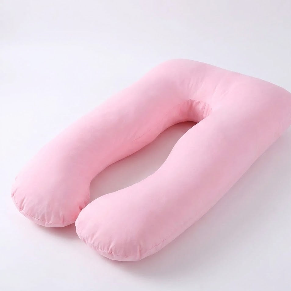 The Original U-Shaped Pregnancy Pillow-Huggleo-Pink-60x110cm