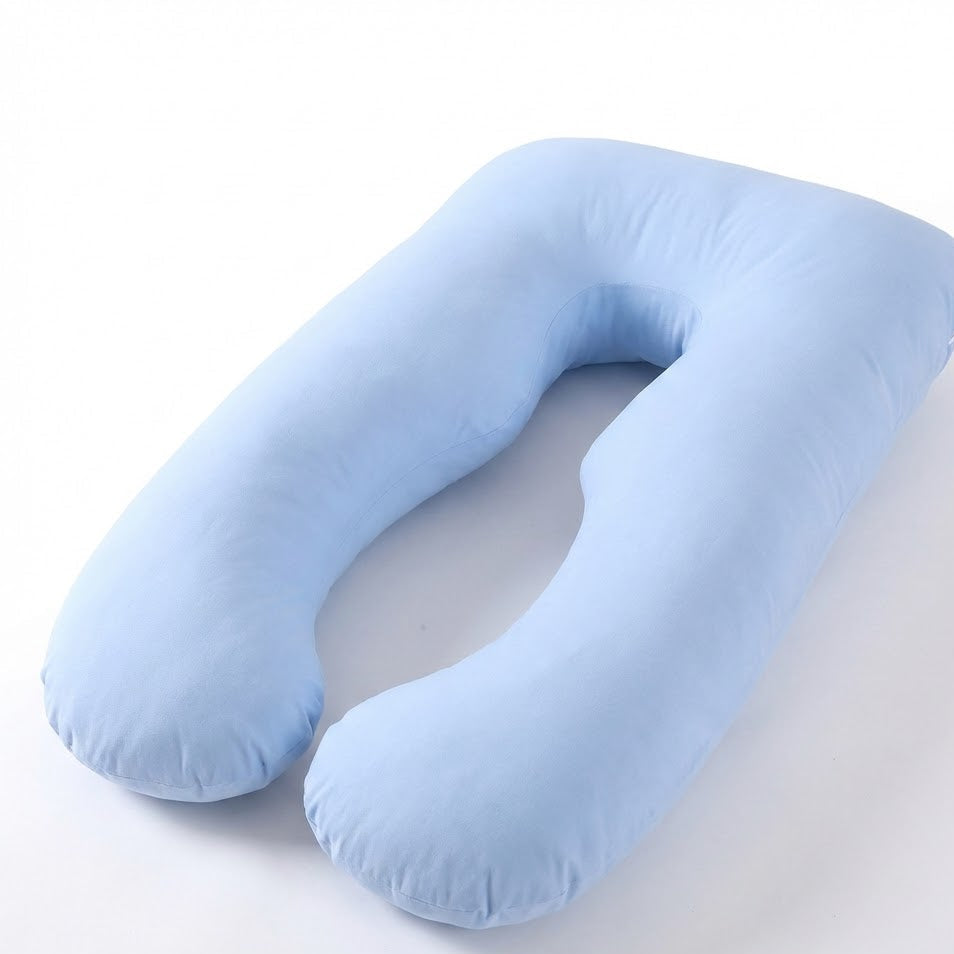 The Original U-Shaped Pregnancy Pillow-Huggleo-Blue-75x140cm