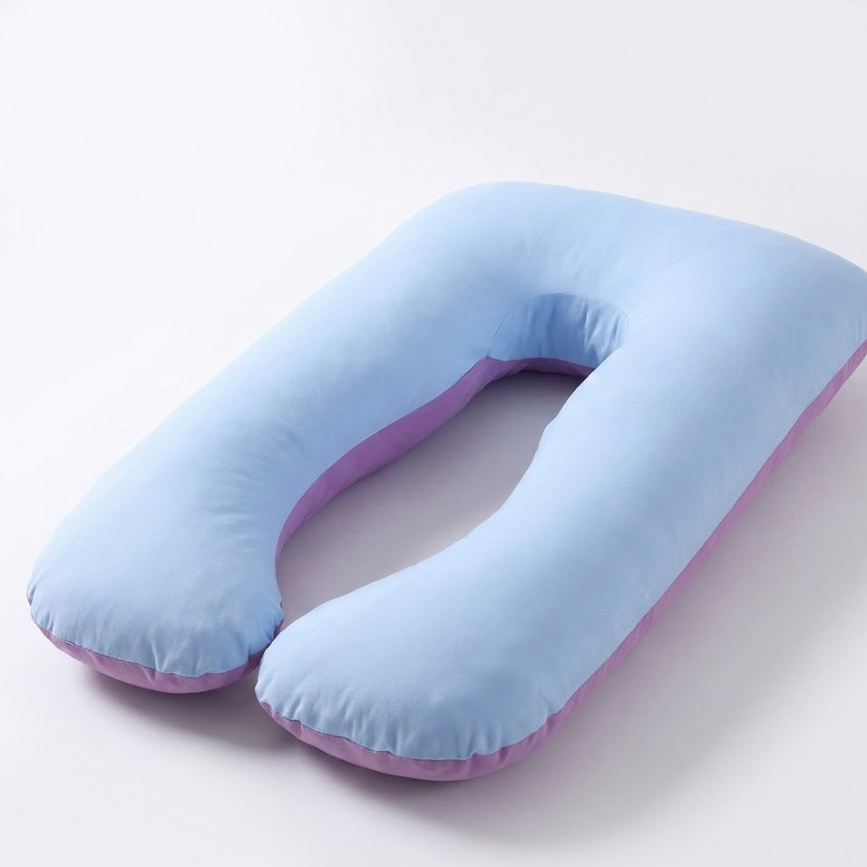 The Original U-Shaped Pregnancy Pillow-Huggleo-Purple and Blue-70x130cm