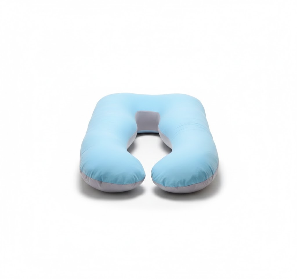The Original U-Shaped Pregnancy Pillow-Huggleo-Lake Blue Gray-80x140cm