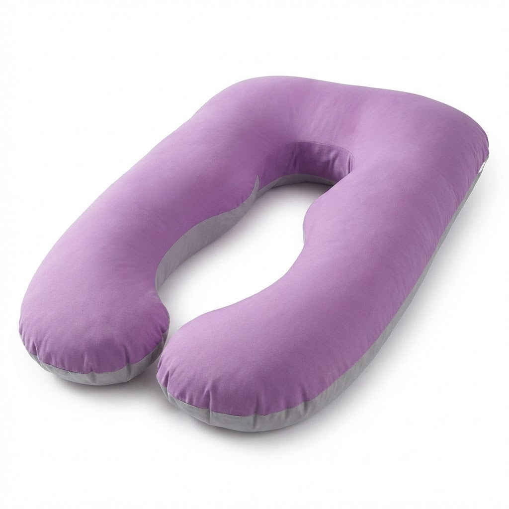 The Original U-Shaped Pregnancy Pillow-Huggleo-Purple Gray-75x140cm