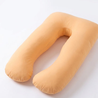 The Original U-Shaped Pregnancy Pillow-Huggleo-Orange-75x140cm