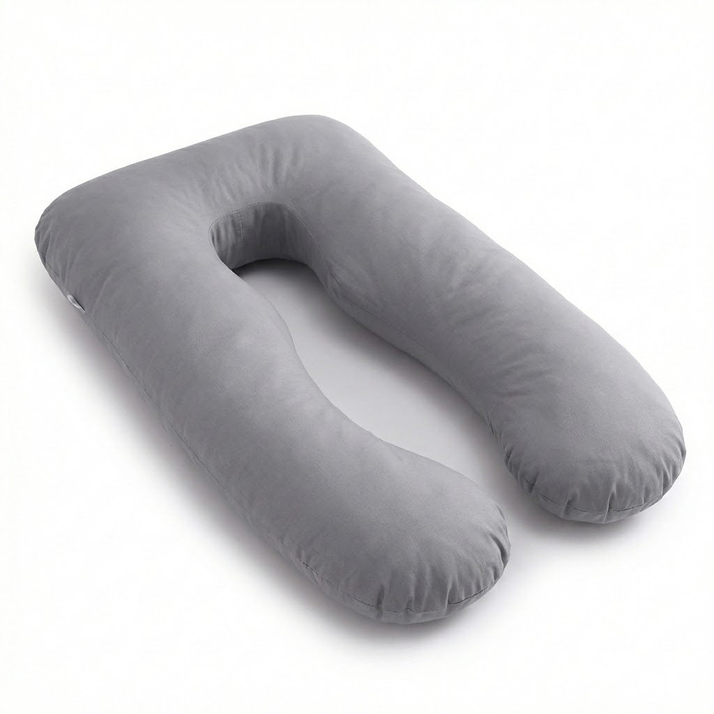 The Original U-Shaped Pregnancy Pillow-Huggleo-Gray-60x110cm